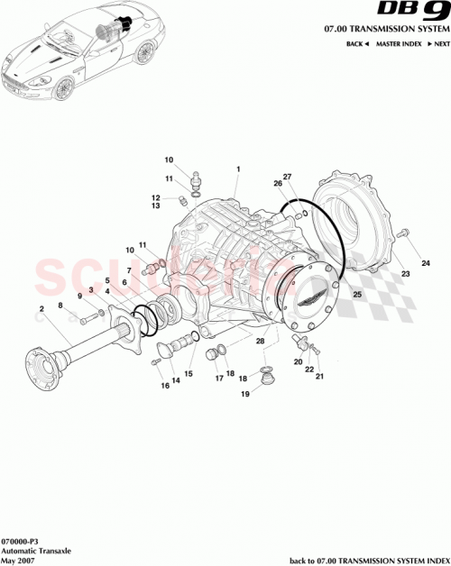 Part Diagram for Aston Martin 4G43-27-10490