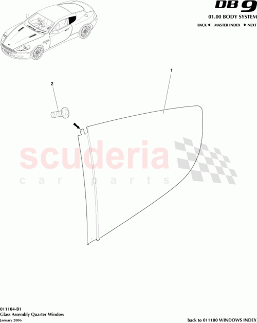 Part Diagram for Aston Martin 9G43-N29751-AA