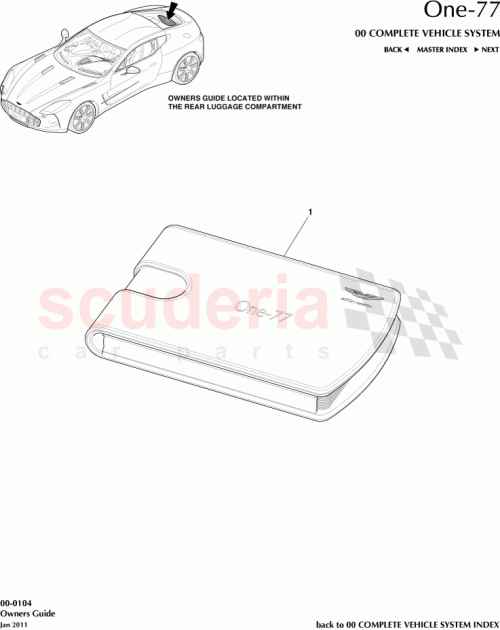 Part Diagram for Aston Martin AY93-19A321-AA