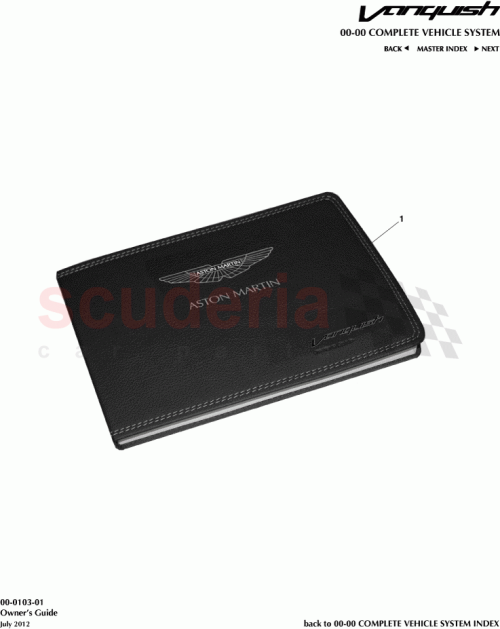 Part Diagram for Aston Martin ED33-120609-FA