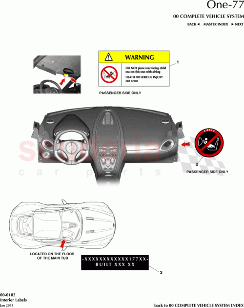 Part Diagram for Aston Martin 12023-05-1512-AA