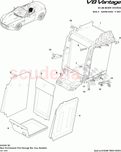 Part Diagram for Aston Martin 6G33L11601ACW