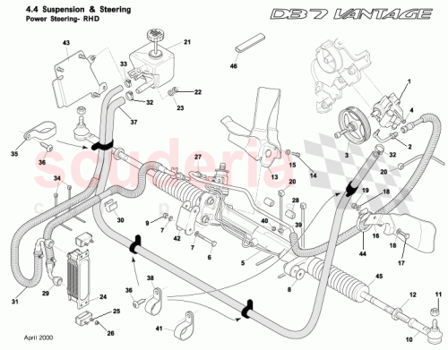 Part Diagram for Aston Martin 24-81038