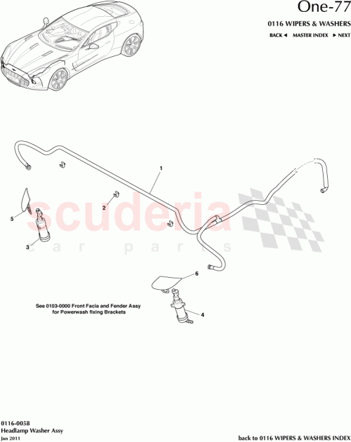 Part Diagram for Aston Martin AY93-13C024-AA