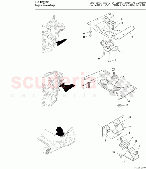 Part Diagram for Aston Martin 10-80142