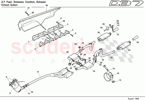Part Diagram for Aston Martin 35-83488