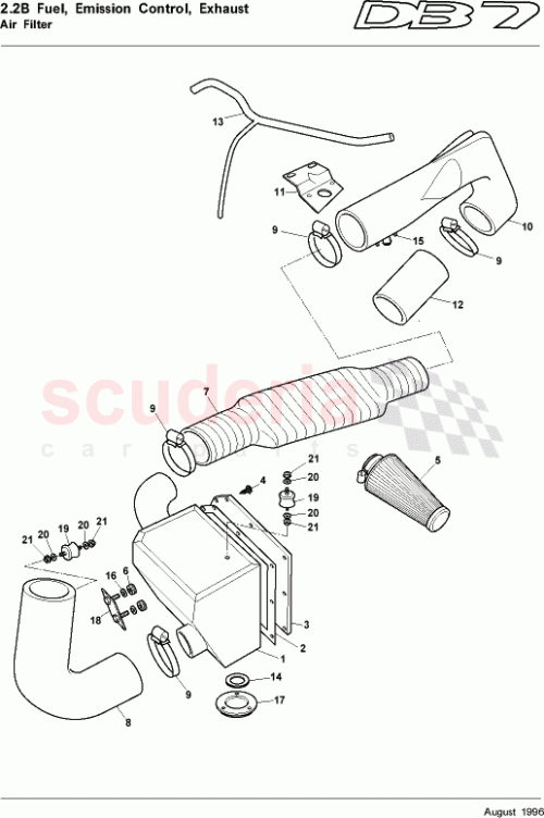 Part Diagram for Aston Martin 08-83498