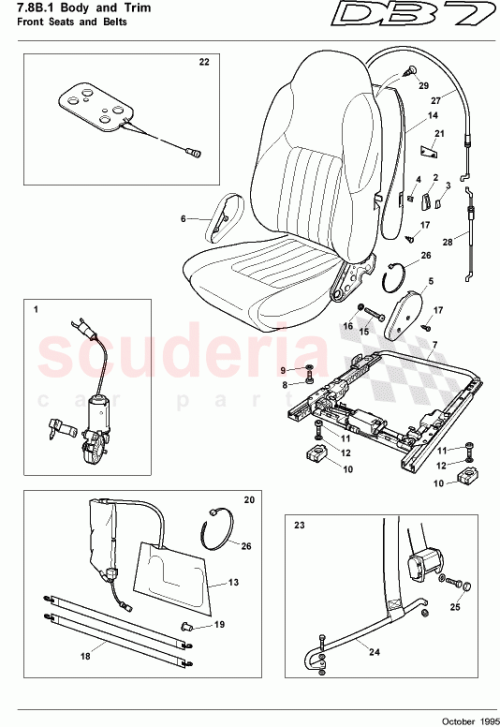 Part Diagram for Aston Martin 74-51227