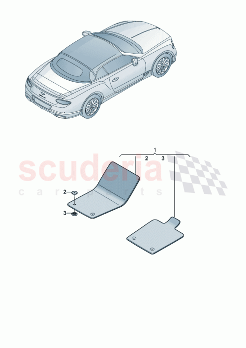 Part Diagram for Bentley 3SC 863 691 S