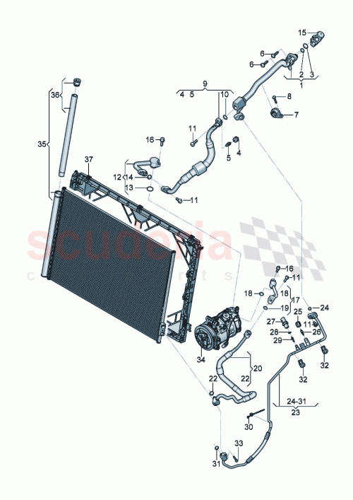 Part Diagram for Bentley 4E0260749A