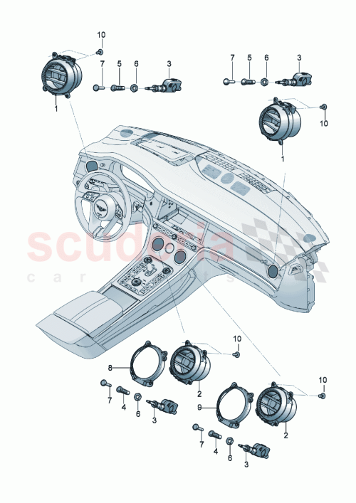 Part Diagram for Bentley 3SA819201