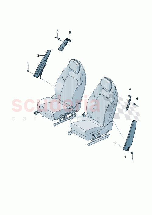 Part Diagram for Bentley 3SA 881 569 A