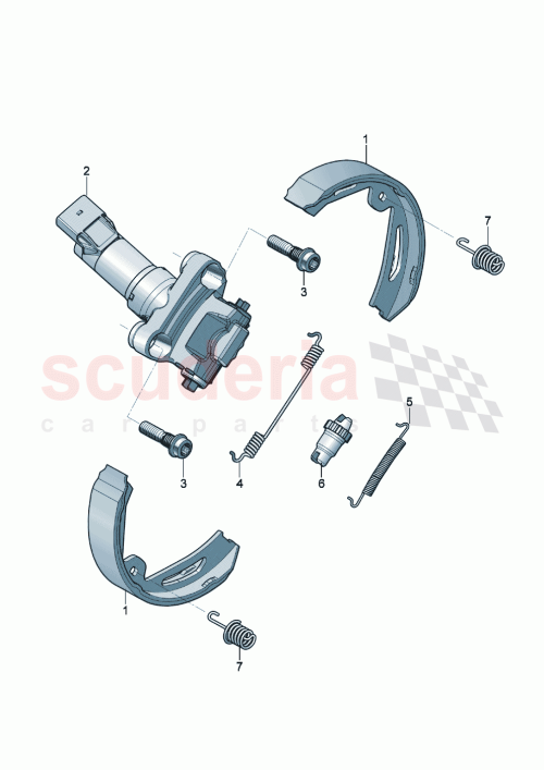 Part Diagram for Bentley 9Y0907615