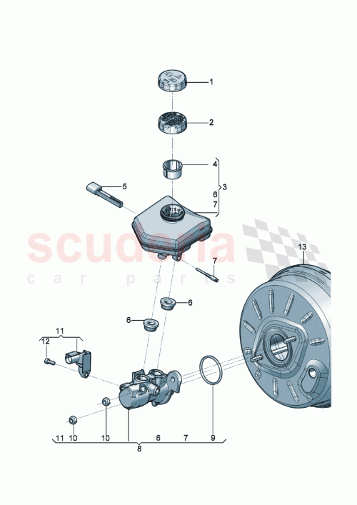 Part Diagram for Bentley 3SA698485A