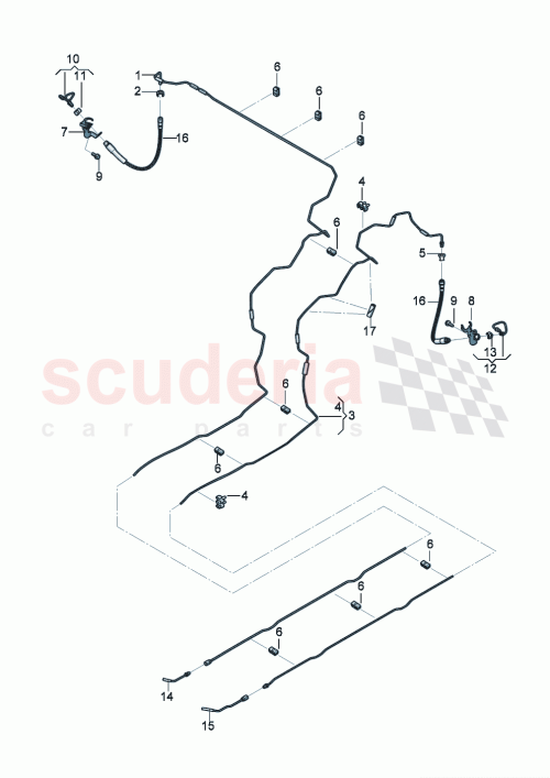 Part Diagram for Bentley 971611798A