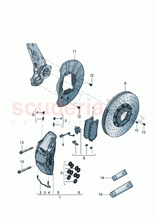 Part Diagram for Bentley 3SA615302C