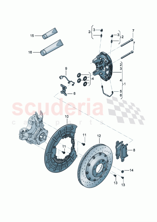 Part Diagram for Bentley 971615612H