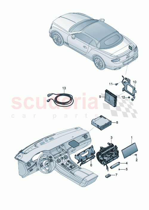 Part Diagram for Bentley 3SA035897A