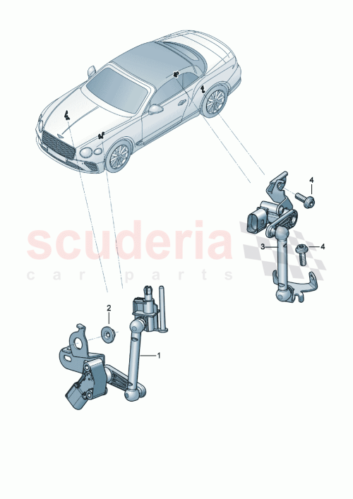 Part Diagram for Bentley 971616213B