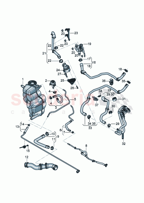 Part Diagram for Bentley 7L5121326