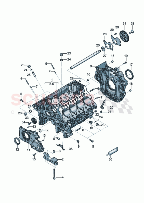Part Diagram for Bentley 0P2103153F