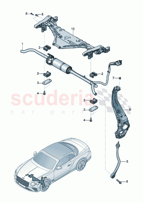 Part Diagram for Bentley 971411023K
