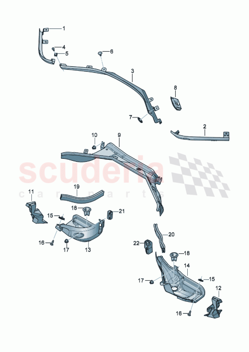 Part Diagram for Bentley 971819530C