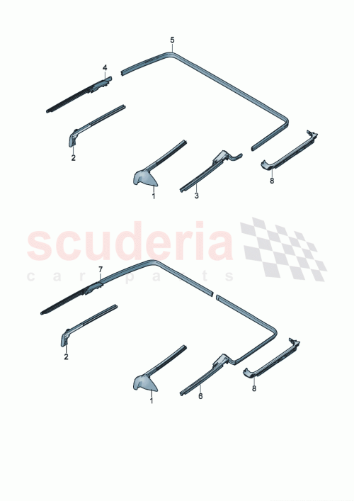 Part Diagram for Bentley 3SD867415D