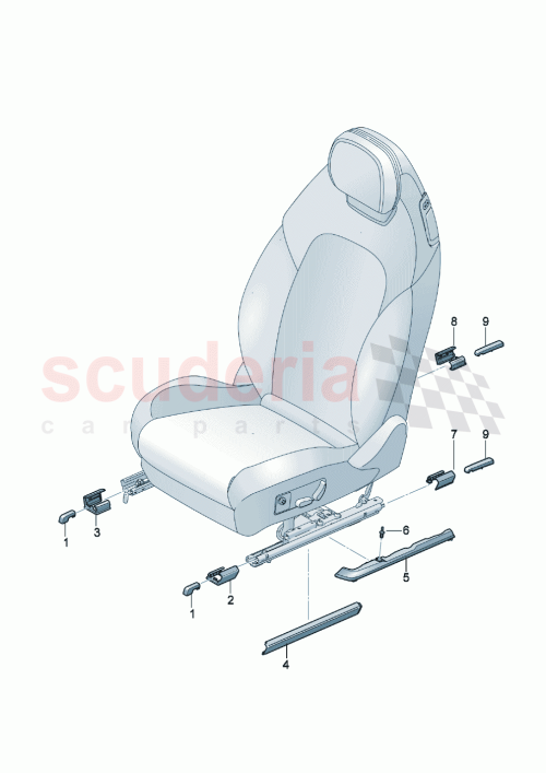 Part Diagram for Bentley 4M0 881 458 B
