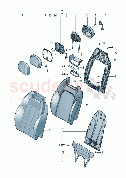 Part Diagram for Bentley 3SD881990AP