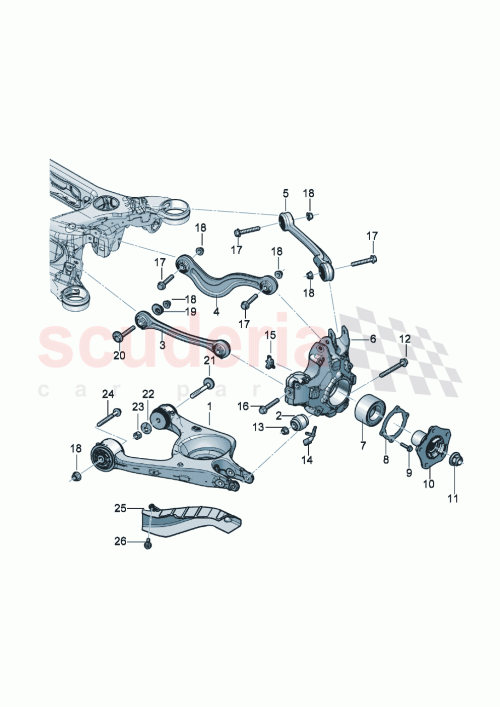 Part Diagram for Bentley 971505311E