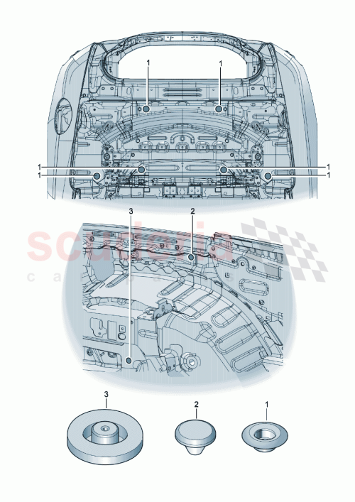 Part Diagram for Bentley WHT007758