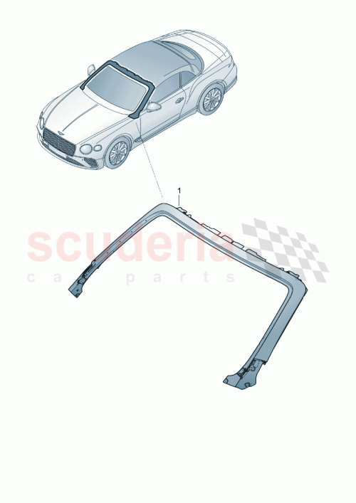 Part Diagram for Bentley 3SD817273B