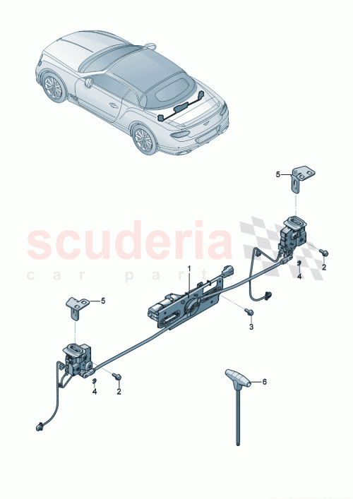 Part Diagram for Bentley N0124357