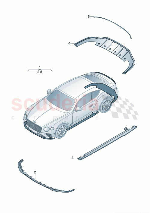 Part Diagram for Bentley 3SD071600