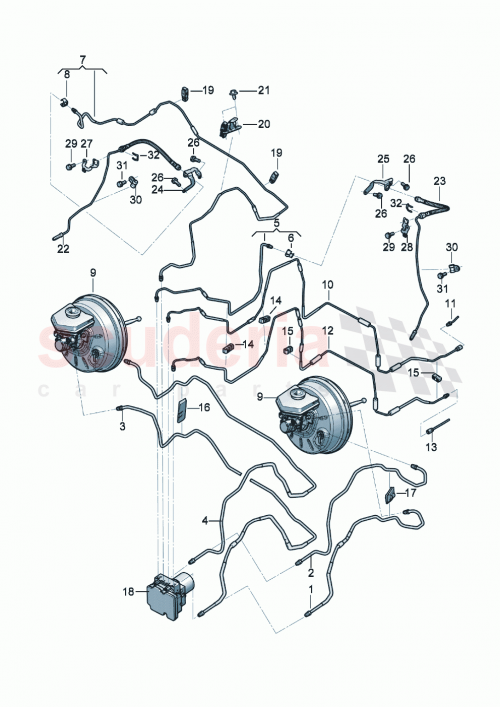Part Diagram for Bentley 971611775A