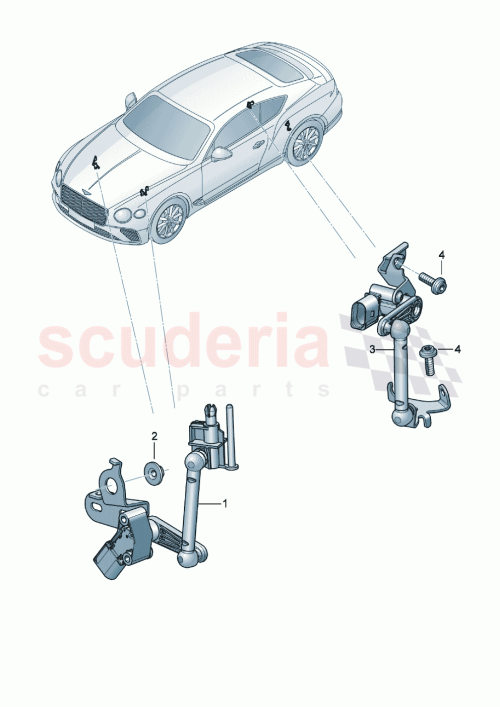 Part Diagram for Bentley 971616571