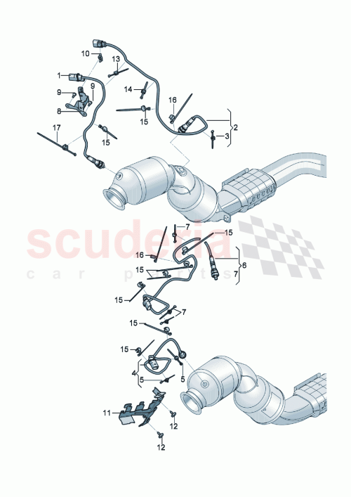 Part Diagram for Bentley 07P906262K