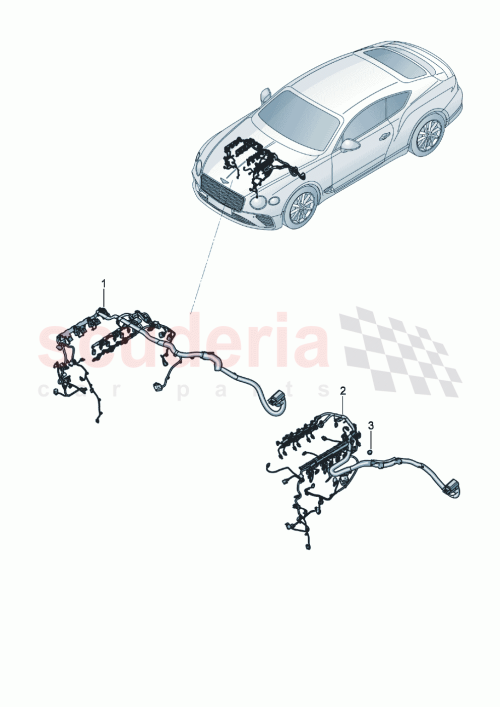 Part Diagram for Bentley 3SC971051DP