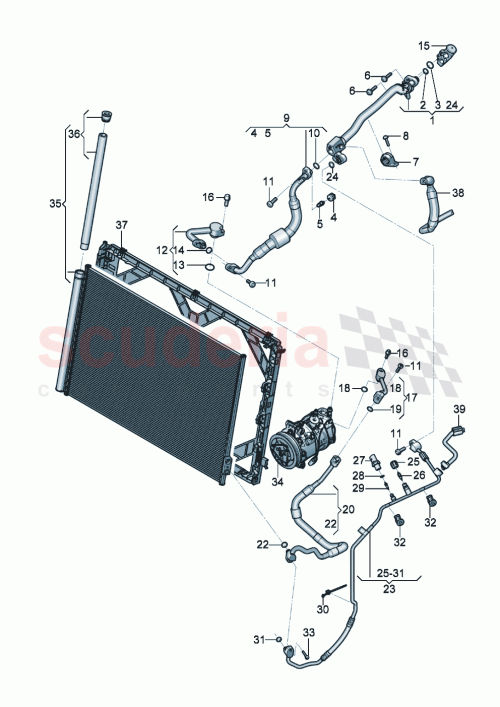 Part Diagram for Bentley 3SA260757E