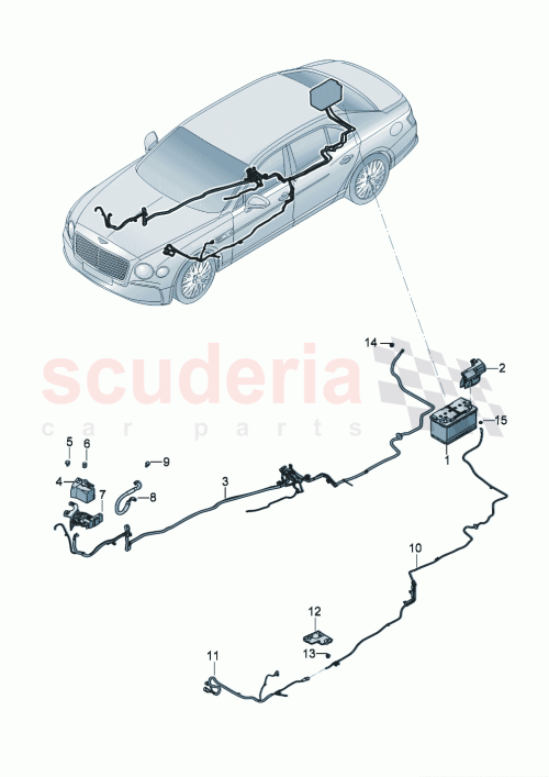 Part Diagram for Bentley 3SB 971 111 F