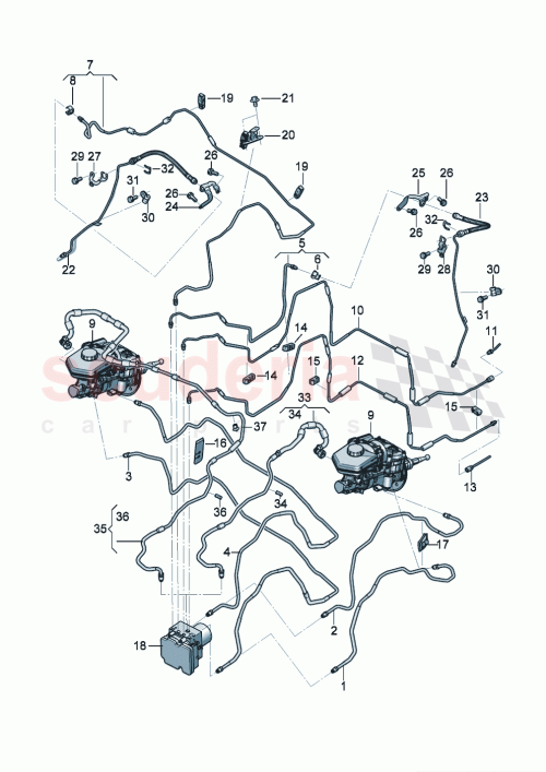 Part Diagram for Bentley 971614741L