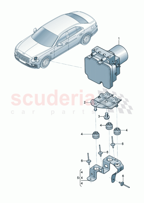 Part Diagram for Bentley 975614111A