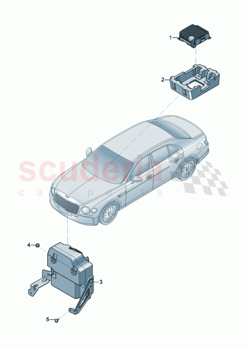 Part Diagram for Bentley 3SE035381