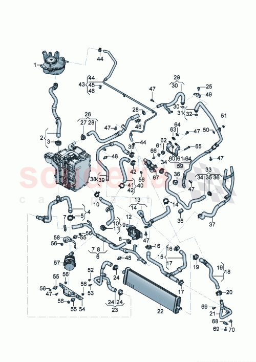 Part Diagram for Bentley 971820596B