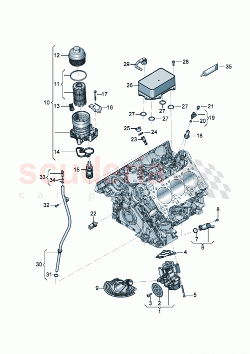 Part Diagram for Bentley 06M103161E