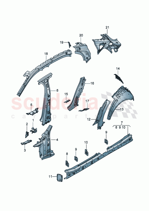 Part Diagram for Bentley 3SE 810 331