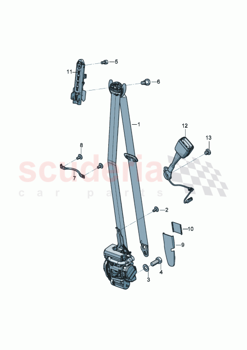 Part Diagram for Bentley 3SE 857 806 J