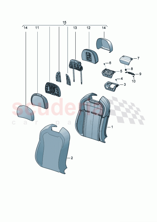 Part Diagram for Bentley 3SE881651A