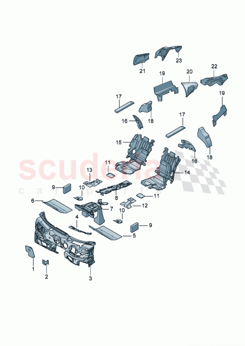 Part Diagram for Bentley 3SE863815A